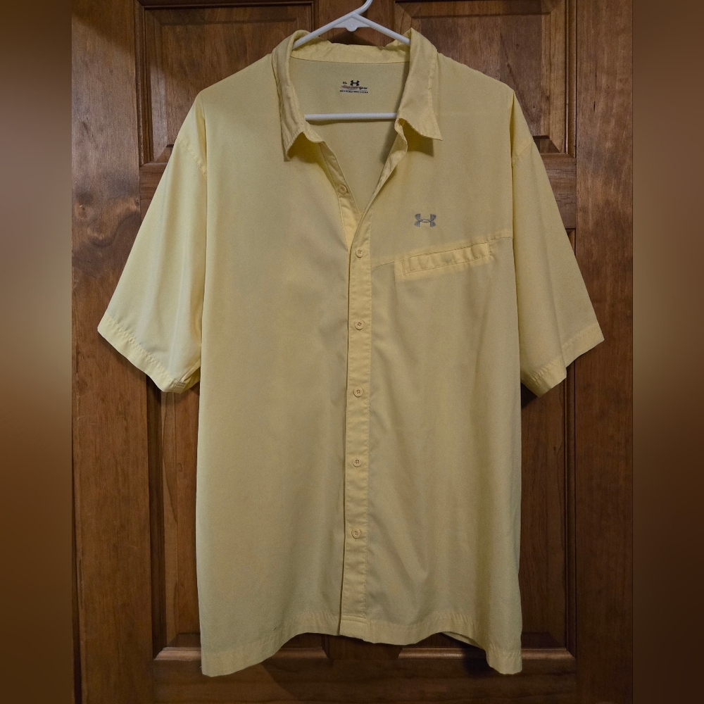 Under Armour Men's Yellow Shirt